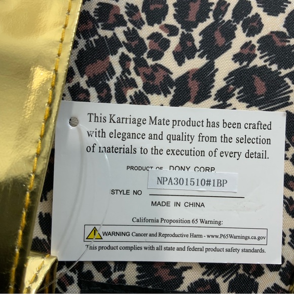 Travel Cosmetic Large Case Animal Print Leopard Packable Jewelry Collapsible NWT - Picture 14 of 15